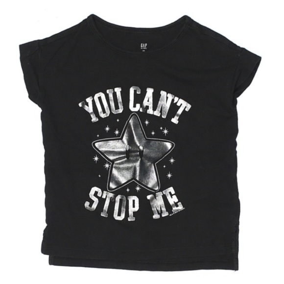 GAP Other - Gap you can’t stop me metallic graphic T-shirt Xs short sleeve tee